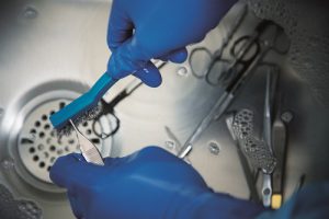 How medical tools and devices are cleaned