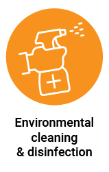 Environmental cleaning & disinfection - clicks through to another page with more details