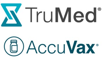 TruMed® and AccuVax® vaccine inventory solution logos