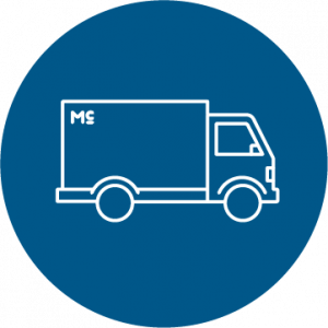 distribution truck icon